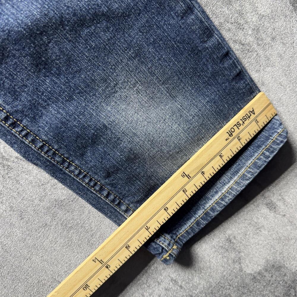 Jeans By Buffalo Jeans Mens 32x32 Blue Slim Straight Stretch Denim Spencer - Picture 4 of 14